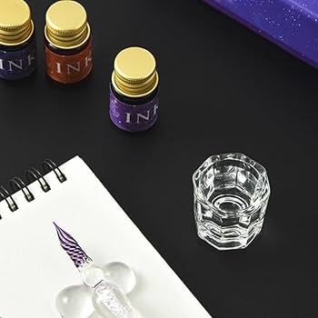 50%オフ✨ベルランガラスペン 本体2+インク12本 Amazon | Ducale(ドゥカーレ) ガラスペン セット インク12色